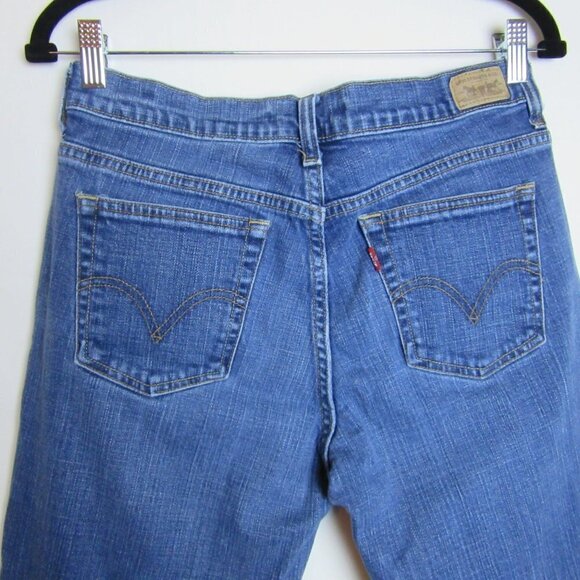 Levi's 515 Boot Cut Blue Jeans Women's 8 - Picture 4 of 6